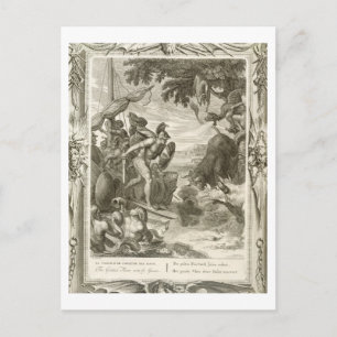 The Golden Fleece Won by Jason (engraving) Postcard