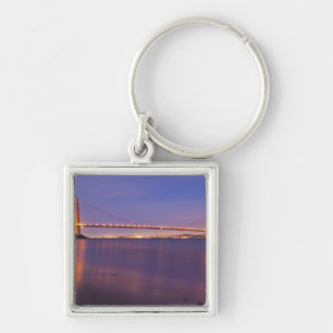 The Golden Gate Bridge at dusk from Kirby Cove Key Ring