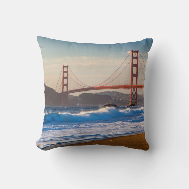 The Golden Gate Bridge From Baker Beach Cushion (Front)