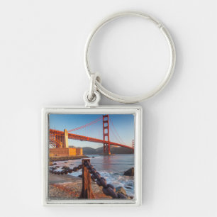 The Golden Gate Bridge From Fort Point Key Ring