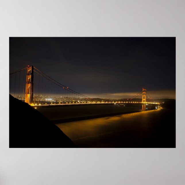 The Golden Gate Bridge from the Marin 2 Poster (Front)