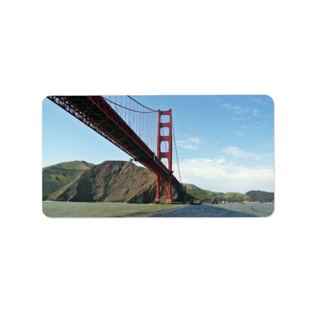 The Golden Gate bridge Label (Front)