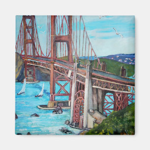 The Golden Gate Bridge - Magnet
