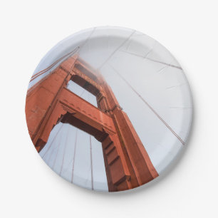 The Golden Gate Bridge Paper Plate