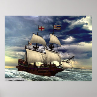 The Golden Hind Poster