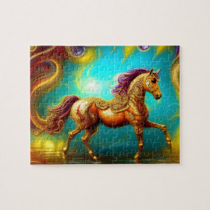 The Golden Horse Jigsaw Puzzle