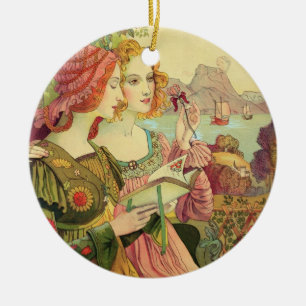 The Golden Legend, 1897, from 'L'Estampe Moderne', Ceramic Tree Decoration