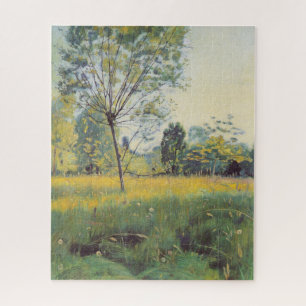 The Golden Meadow (by Ferdinand Hodler) Jigsaw Puzzle