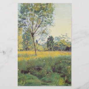 The Golden Meadow (by Ferdinand Hodler) Stationery