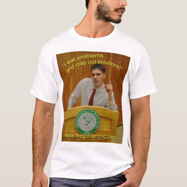 The Golden Mic - Presdential Shirt (Front)