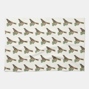 The Golden or Baltimore Oriole (Icterus galbula) Tea Towel