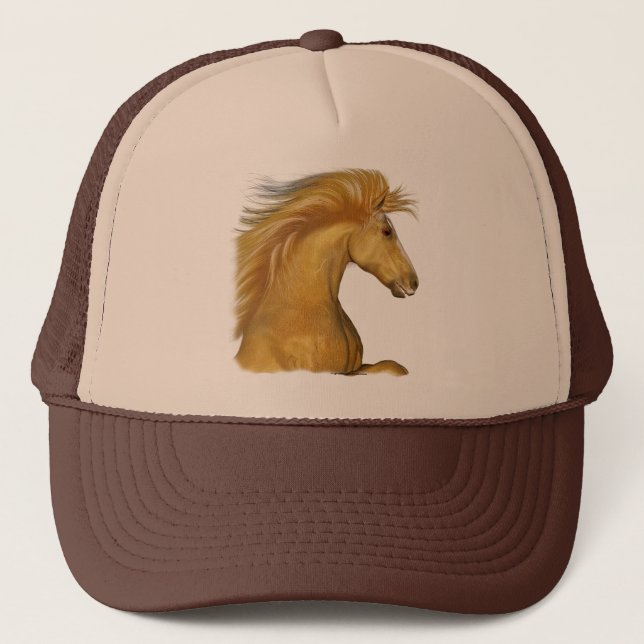 The Golden Palomino Trucker Hat (Front)