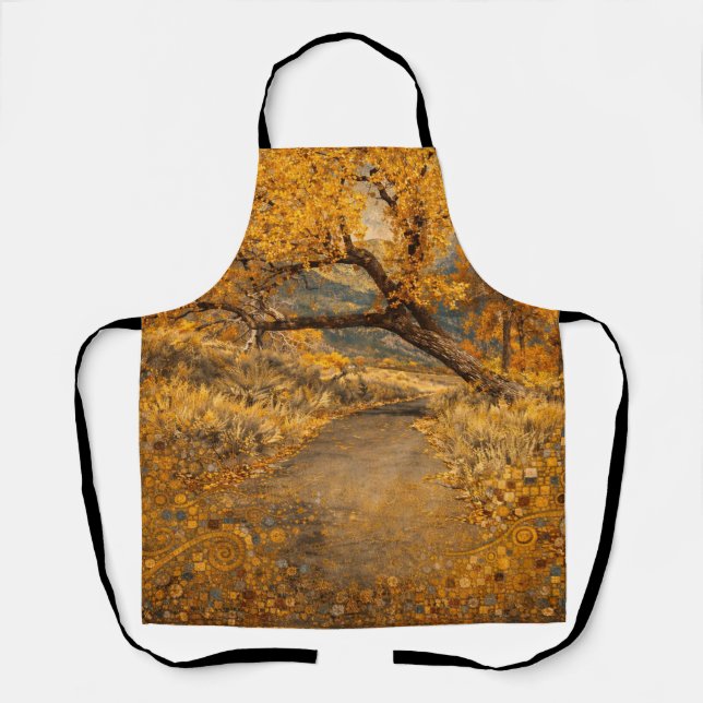 The Golden Path Klimt-inspired Apron (Front)