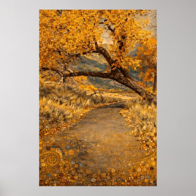 The Golden Path Klimt-inspired Poster (Front)