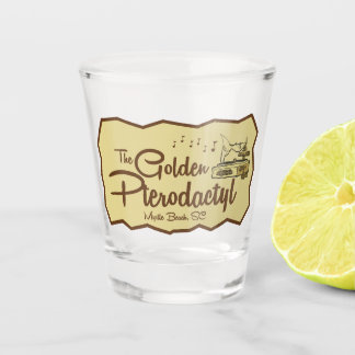 The Golden Pterodactyl Tiki Bar Myrtle Beach Shot Glass