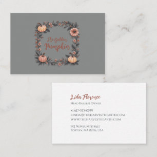 The Golden Pumpkin Business Card