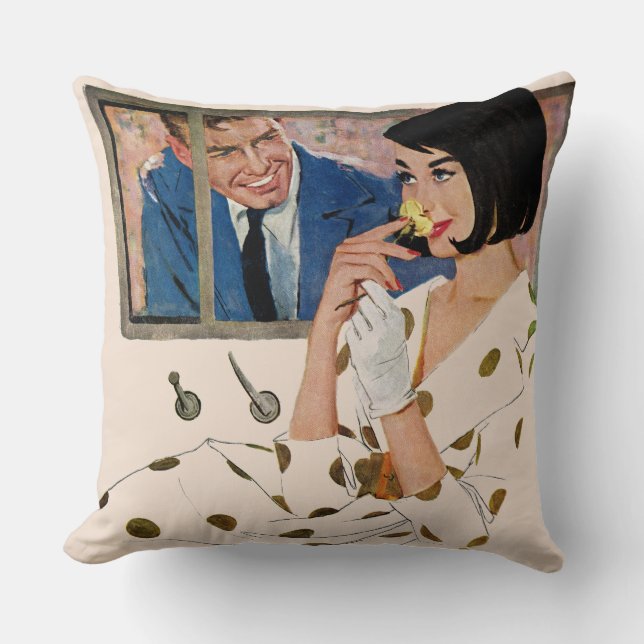 The Golden Rose Cushion (Front)