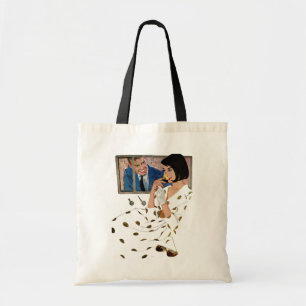 The Golden Rose Tote Bag