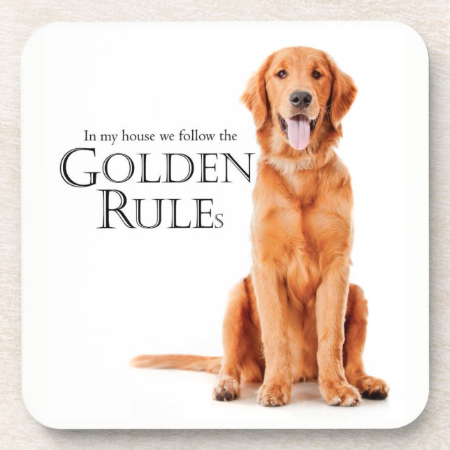 The Golden Rules Coaster Set (Front)