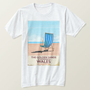 The Golden Sands of Pembrokeshire,Wales T-Shirt