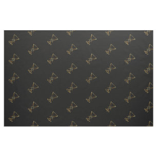 The golden sigil of Lucifer Fabric