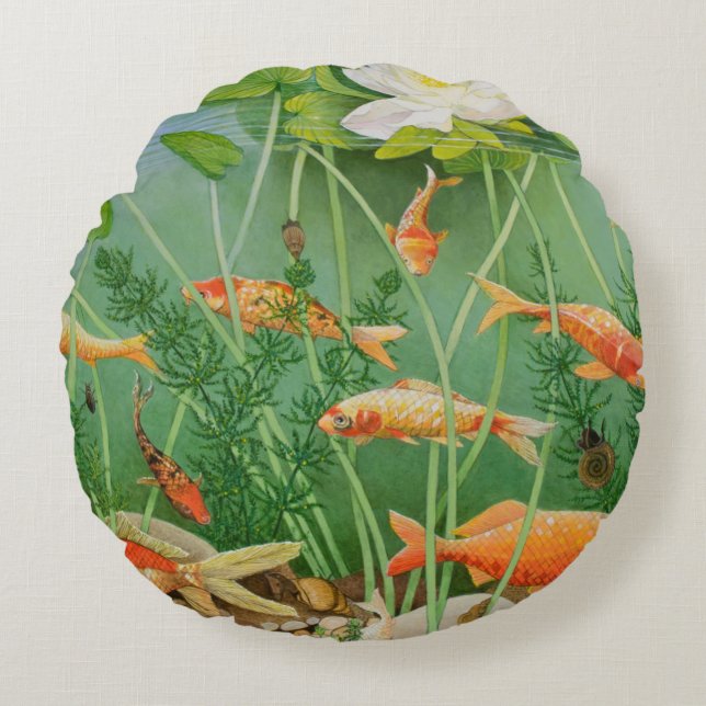 The Golden Touch 2011 Round Cushion (Front)