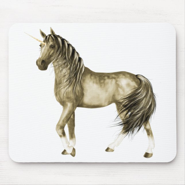 the Golden Unicorn Mousepad (Front)