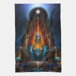 The Golden Vision Of Arsencia Kitchen Towel