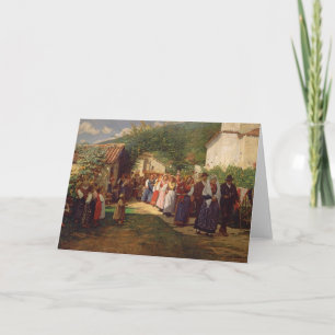 The Golden Wedding (oil on canvas) Holiday Card