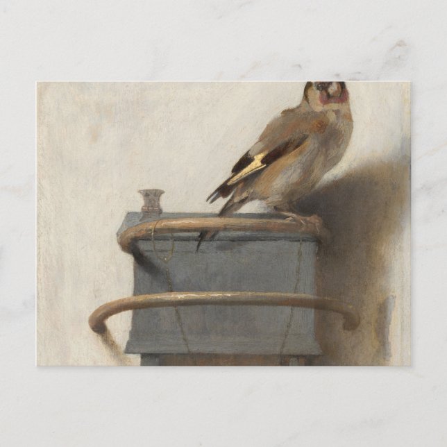 The Goldfinch By Carel Fabritius Postcard (Front)