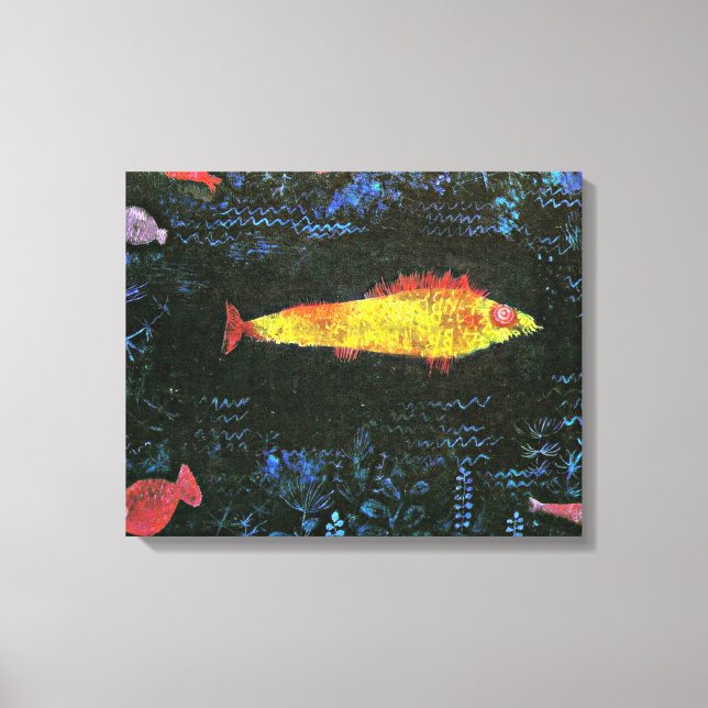 The Goldfish by Paul Klee Canvas Print (Front)