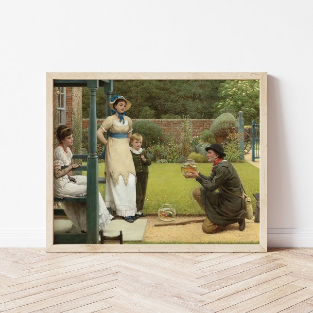 The Goldfish Seller | George Dunlop Leslie Poster (Creator Uploaded)