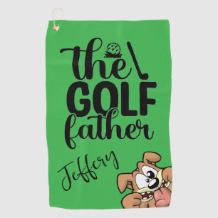 The Golf Father: Bold & Playful Design Towel
