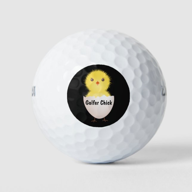 The Golfer Chick Golf Balls (Front)