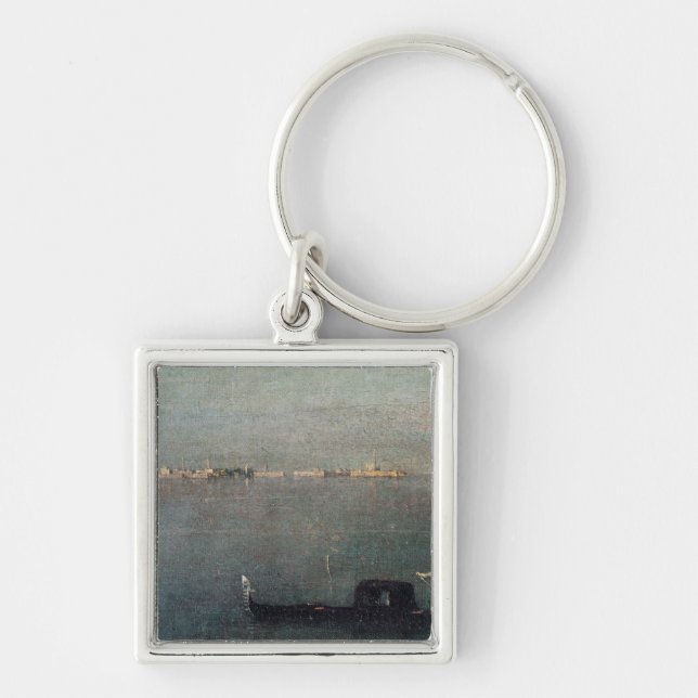 The Gondola on the Lagoon Key Ring (Front)
