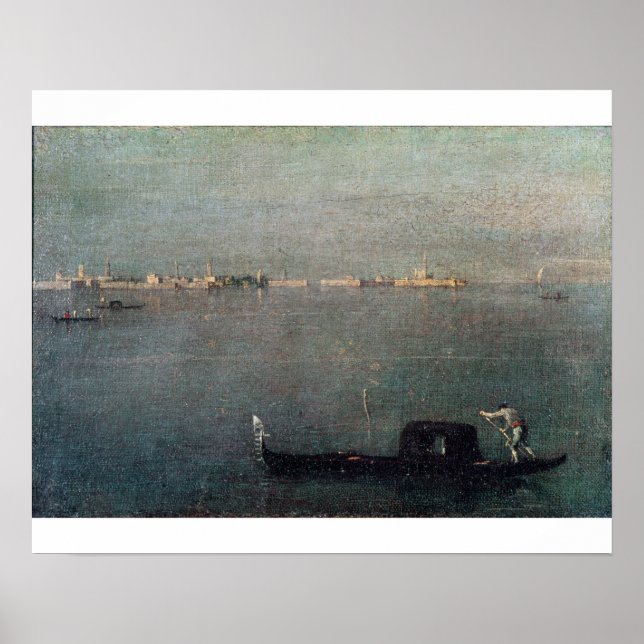 The Gondola on the Lagoon Poster (Front)