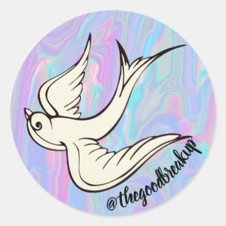 The Good Breakup Classic Round Sticker