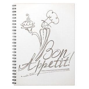 The Good Chef says Bon Appetit! Spiral Notebook