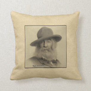 The Good Grey Poet Walt Whitman (1819–1892) Cushion
