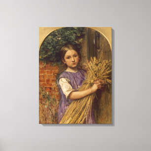 'The Good Harvest of 1854', 1854 Canvas Print
