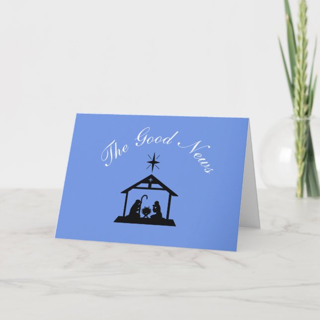 The Good News Isn't Fake News Christmas Card (Front)