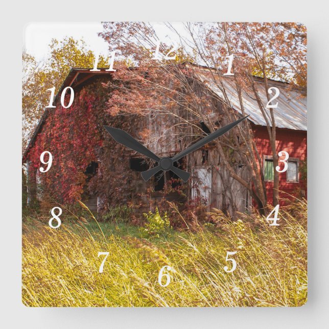 The Good Old Farming Days Wall Clock (Front)