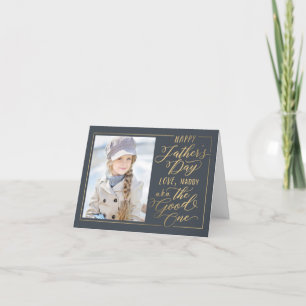 The Good One Editable Colour Father's Day Card