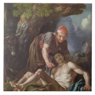 The Good Samaritan, c.1751-52 (oil on canvas) Tile