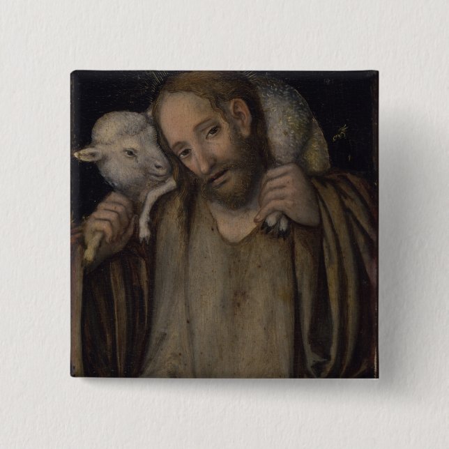 The Good Shepherd 15 Cm Square Badge (Front)