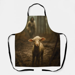 The Good Shepherd and the Lost Lamb – Jesus & Lamb Apron