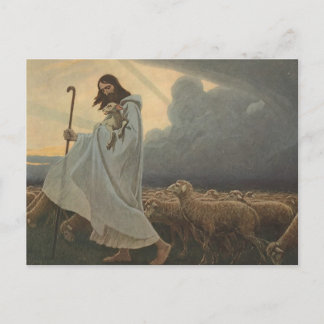 The Good Shepherd by Gebhard Fugel Postcard