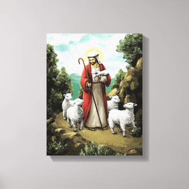 The Good Shepherd Canvas Print (Front)