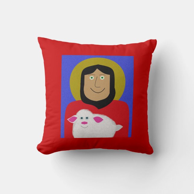 The Good Shepherd Cushion (Front)