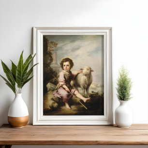 The Good Shepherd, Esteban Murillo  Photo Print
